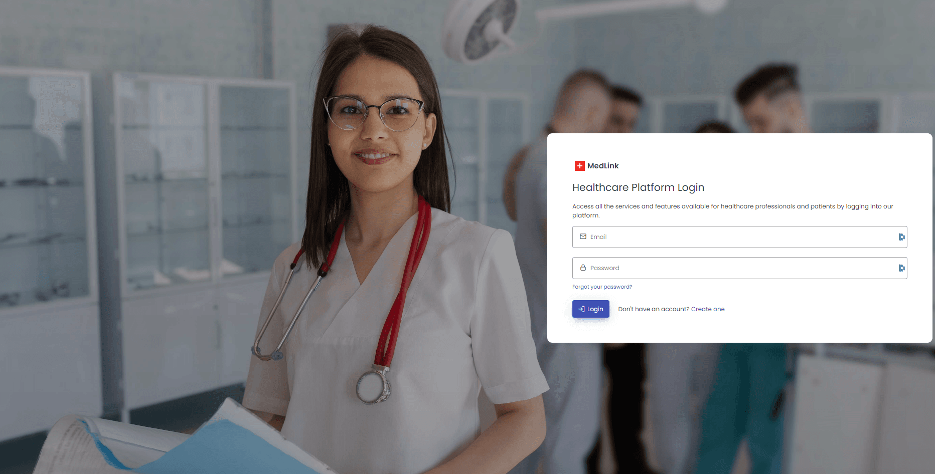 MedLink - Screenshot of the application